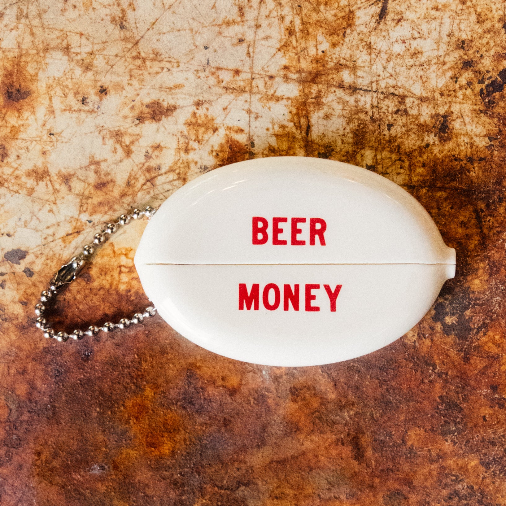 Armadillo Drinking Club Coin Purse Keychain