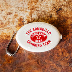 Armadillo Drinking Club Coin Purse Keychain