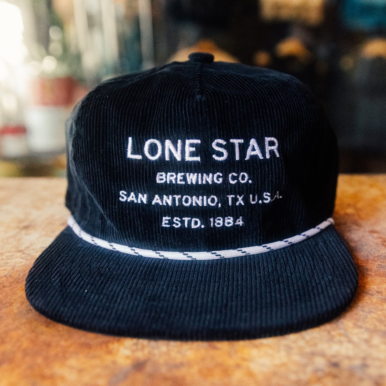 ESTD 1884 Corduroy Unstructured Rope Cap