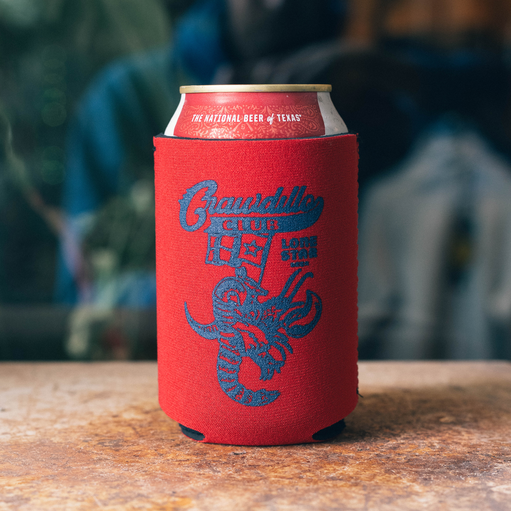 Crawdillo Club Koozie