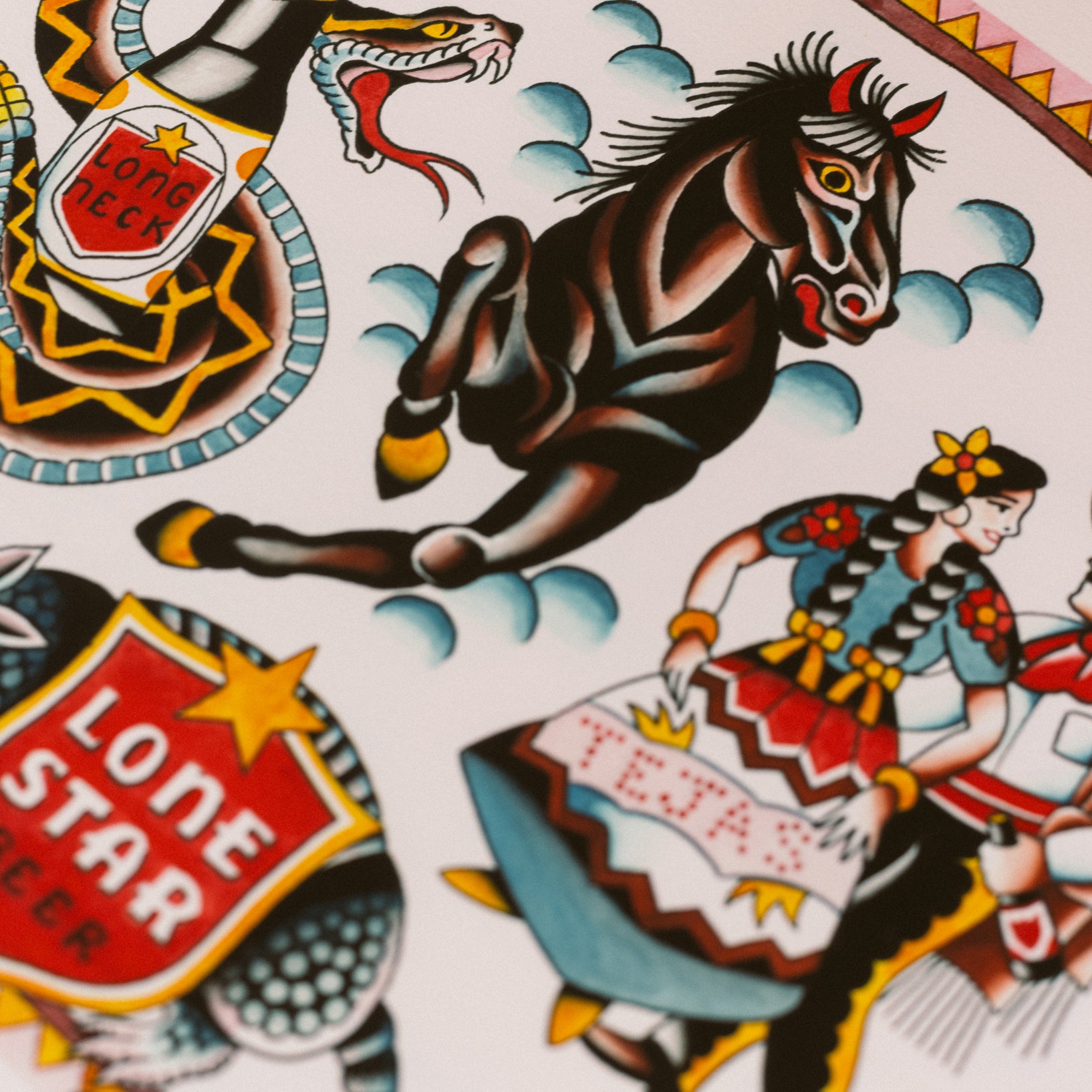 Mark of A Texan - Ricky Murillo Flash Print