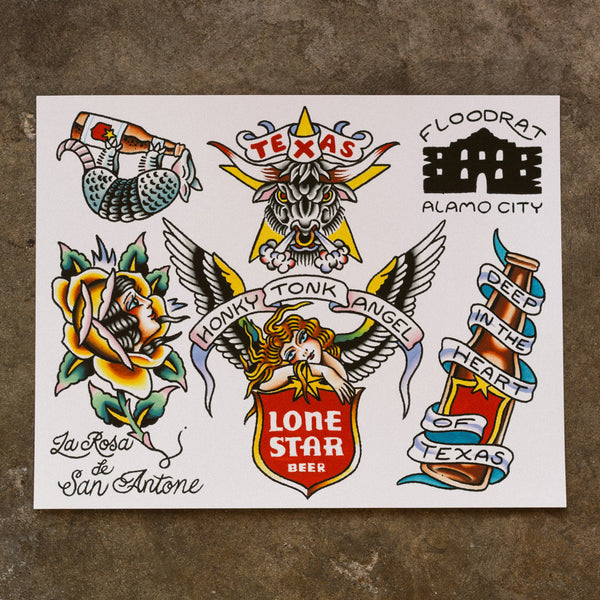 Mark of A Texan - Jonathan Clapp Flash Print