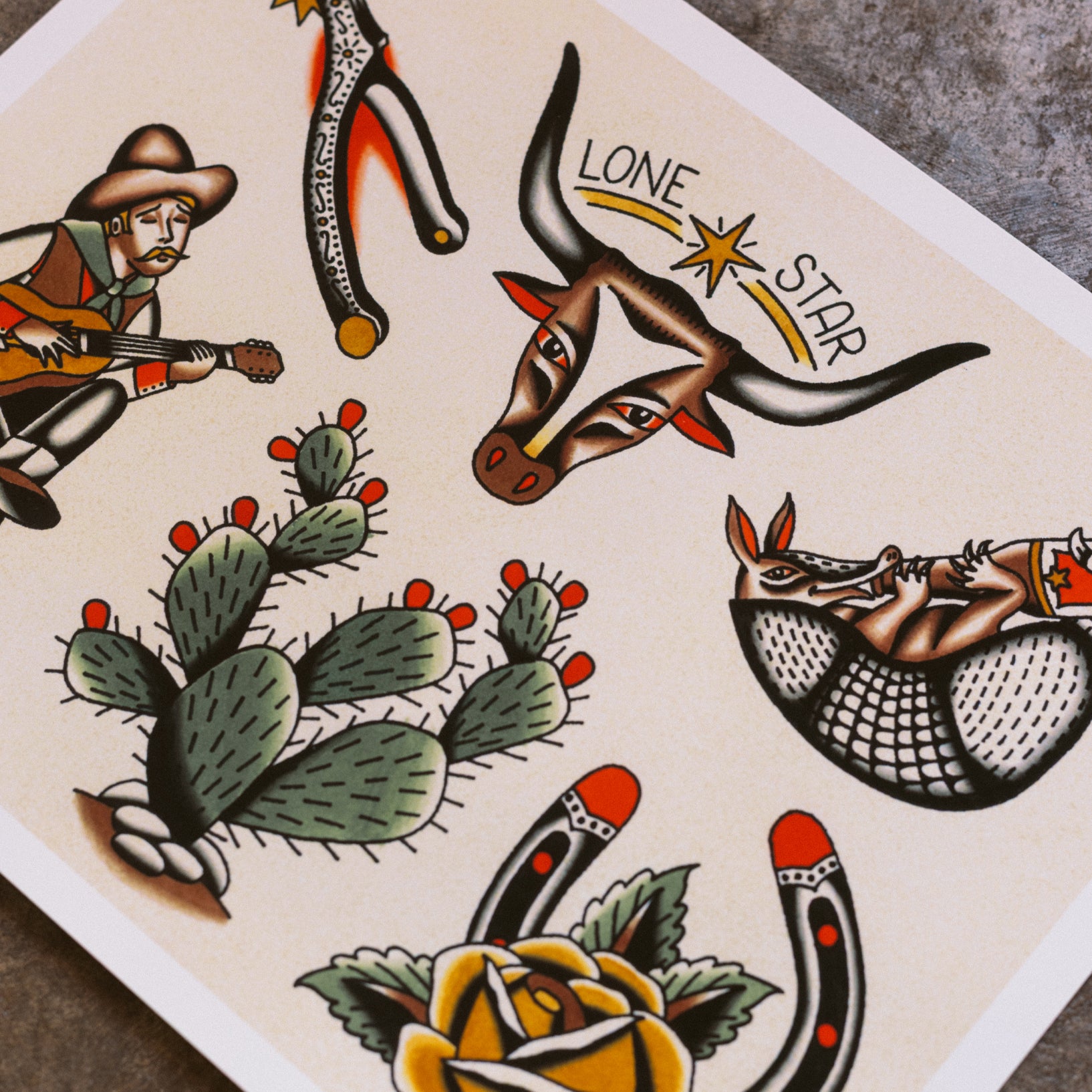 Mark of A Texan - Zach Armentor Flash Print