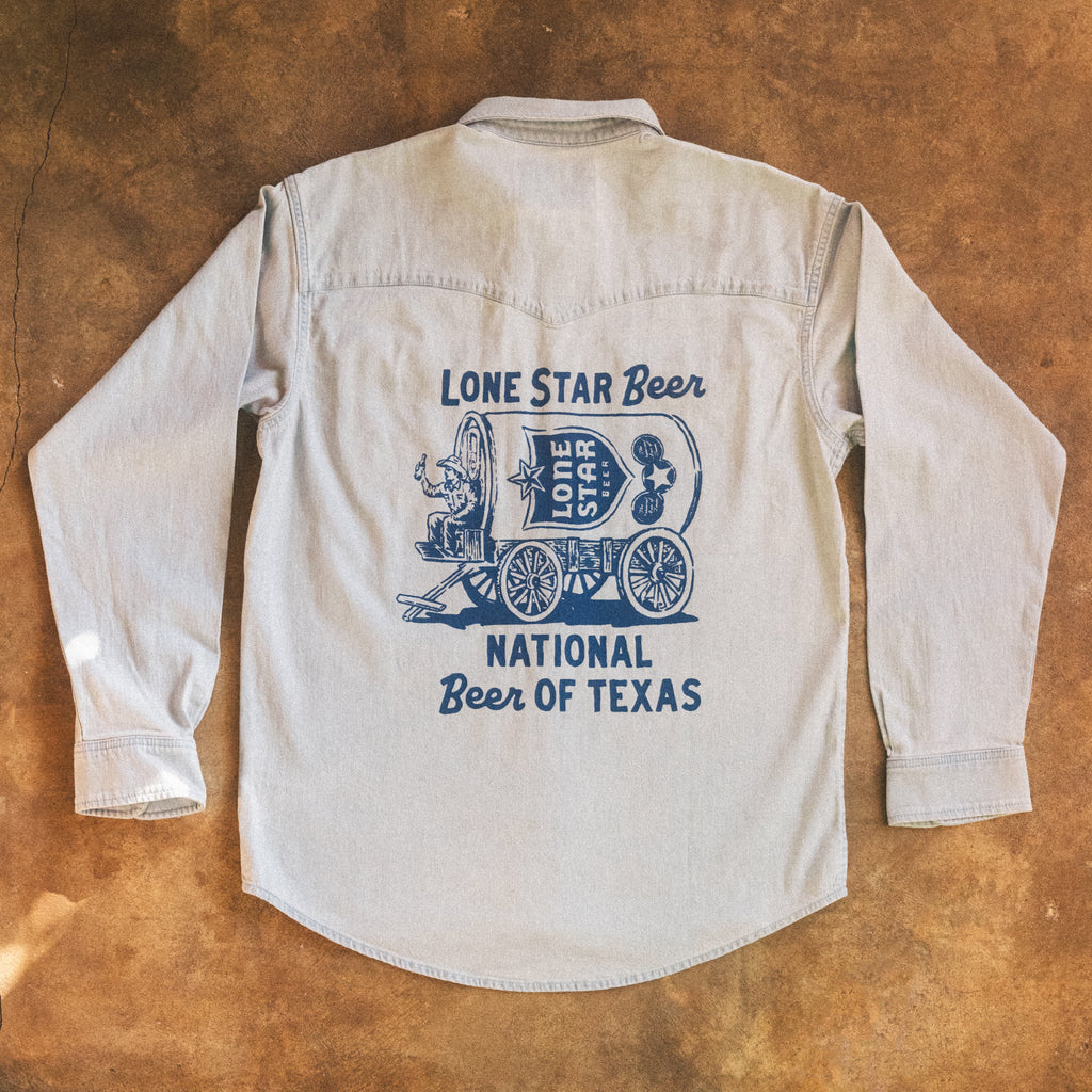 Poncho Can Wagon Pearl Snap Shirt