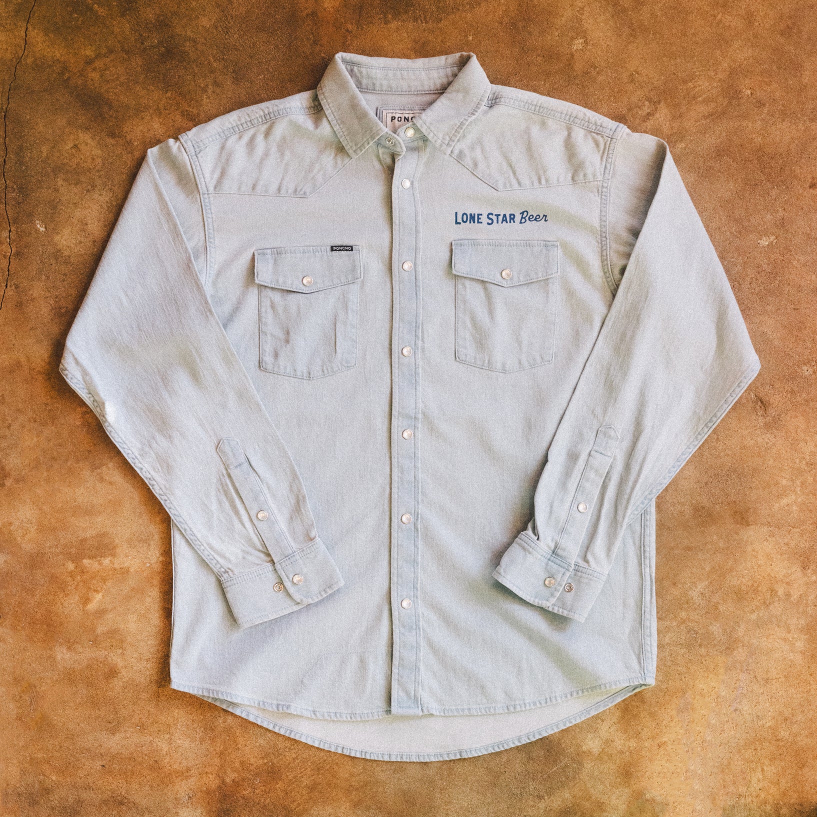 Poncho Can Wagon Pearl Snap Shirt