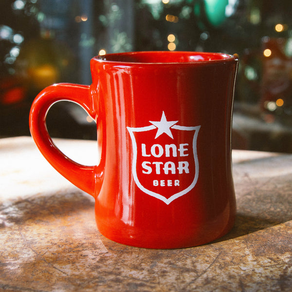 Lone Star Beer Shield Diner Mug
