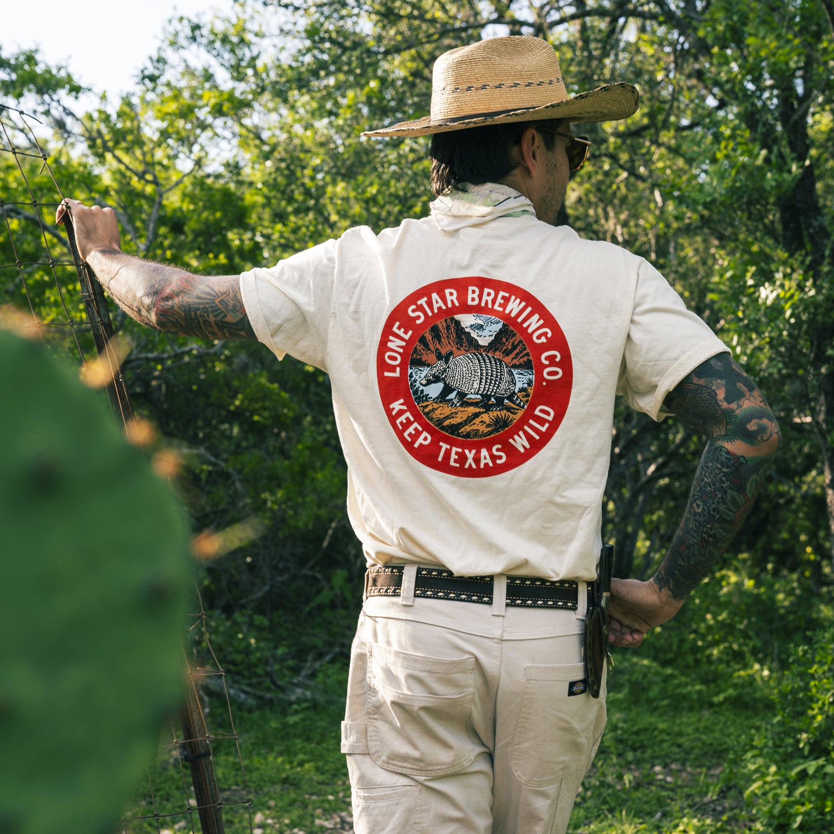 Keep Texas Wild Vinatge Wash Tee