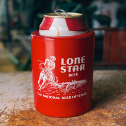 Lone Star Beer Lasso Vintage Koozie
