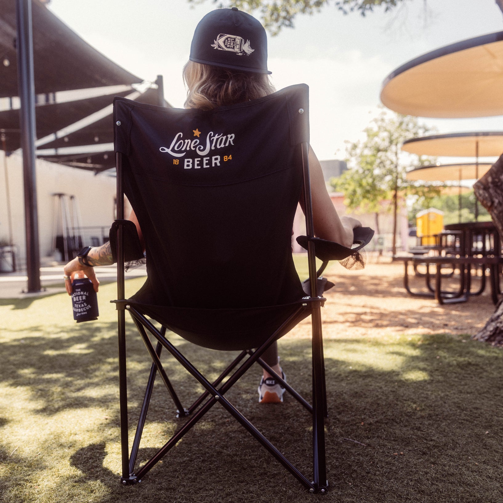 Texas Barbecue Quad Folding Chair