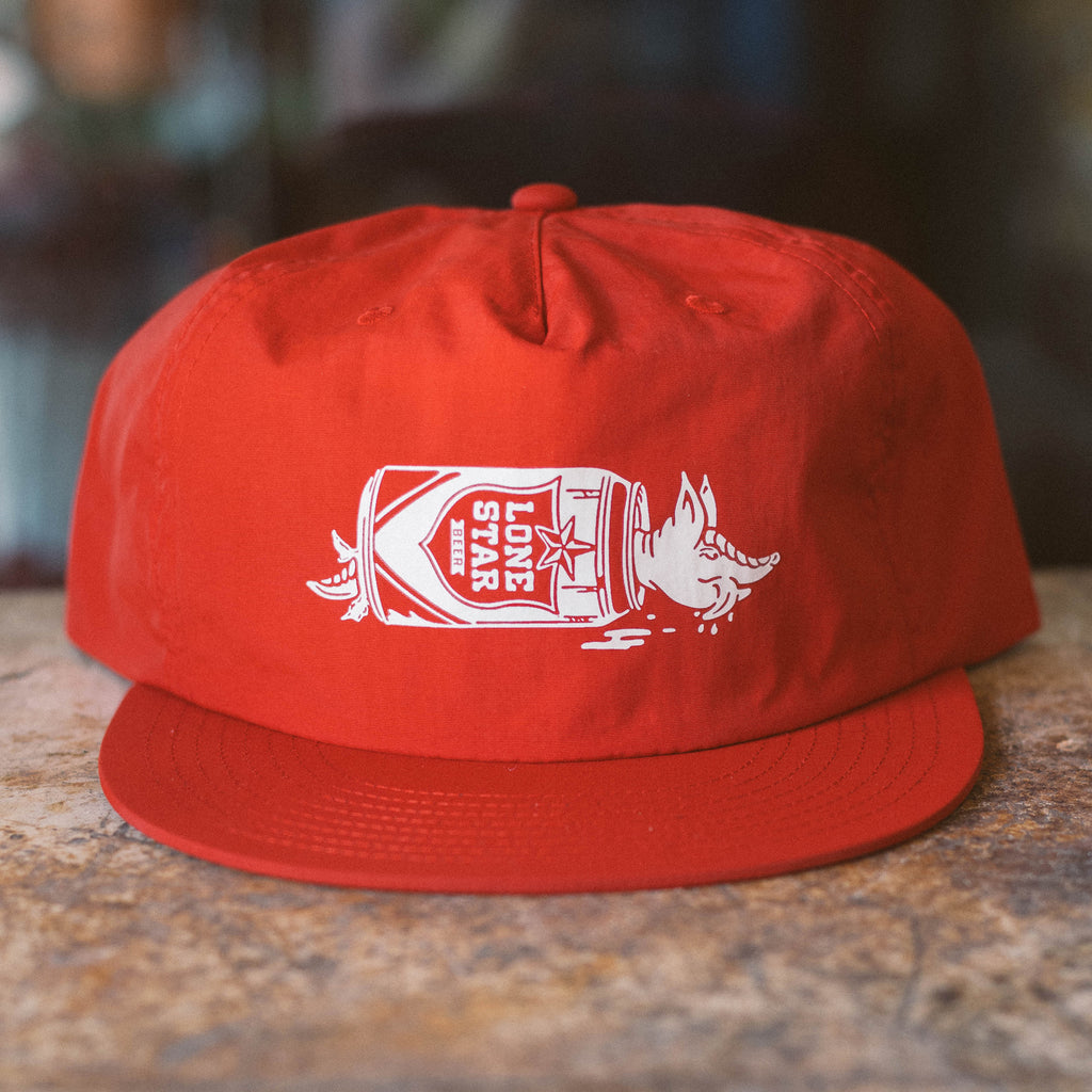 Texas Barbecue Armadillo Nylon Snapback