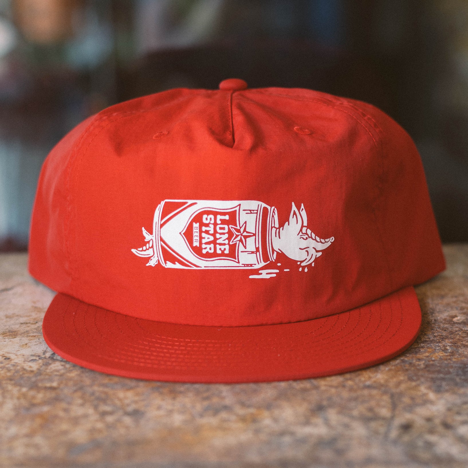 Texas Barbecue Armadillo Nylon Snapback