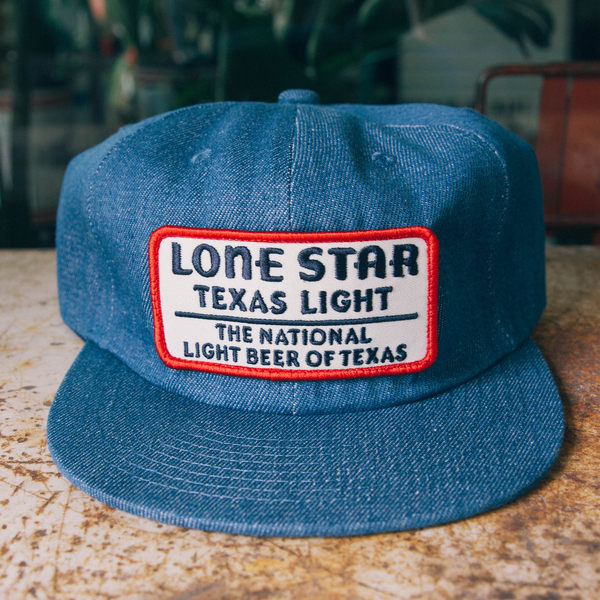 Texas Light Denim Patch Cap