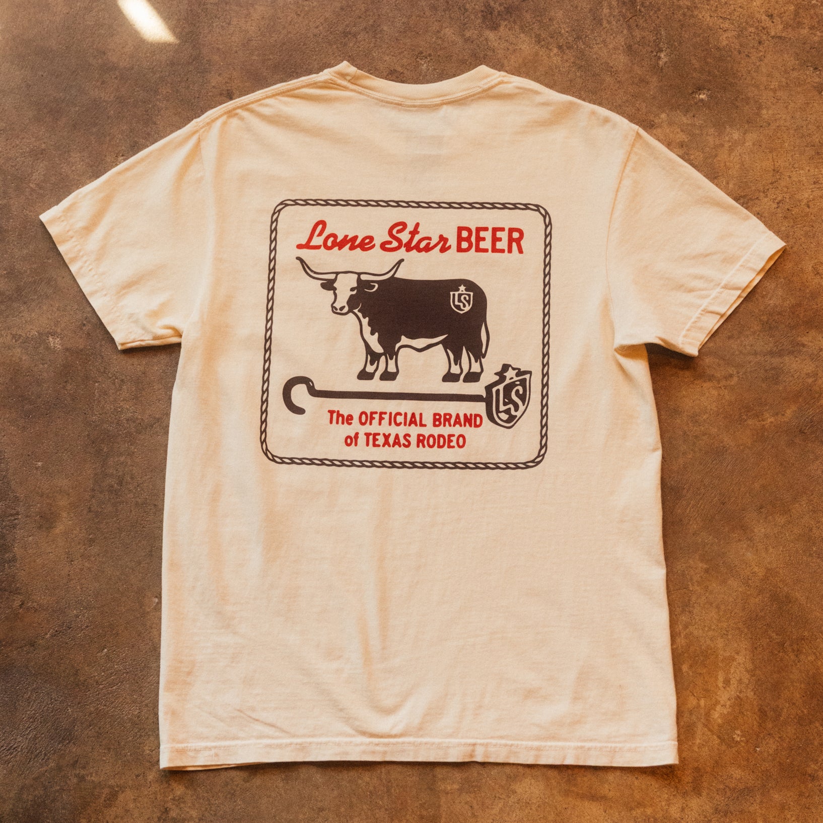 Vintage Wash National Brand of Texas Rodeo Tee