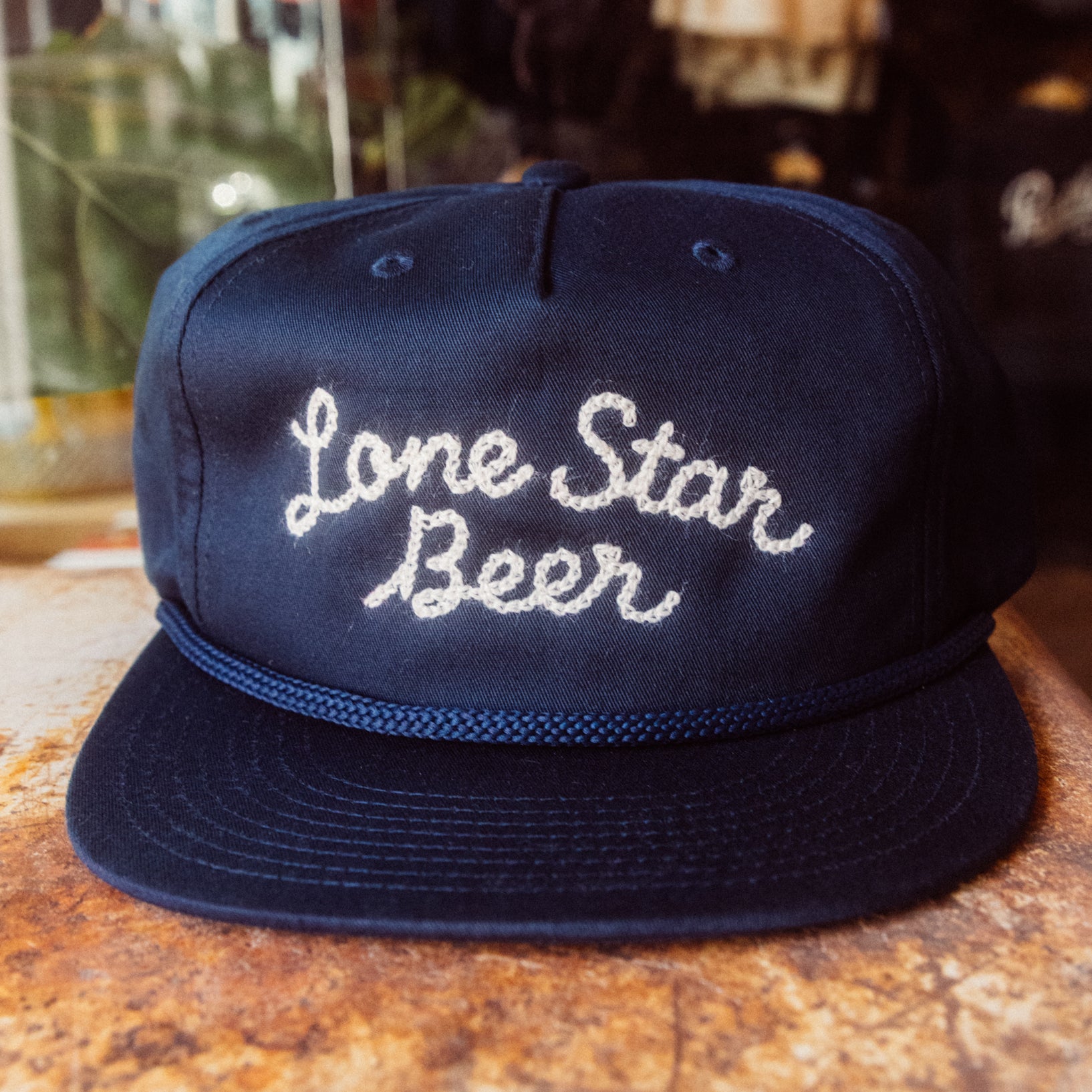 Chainstitch Rope Cap - Off White Thread