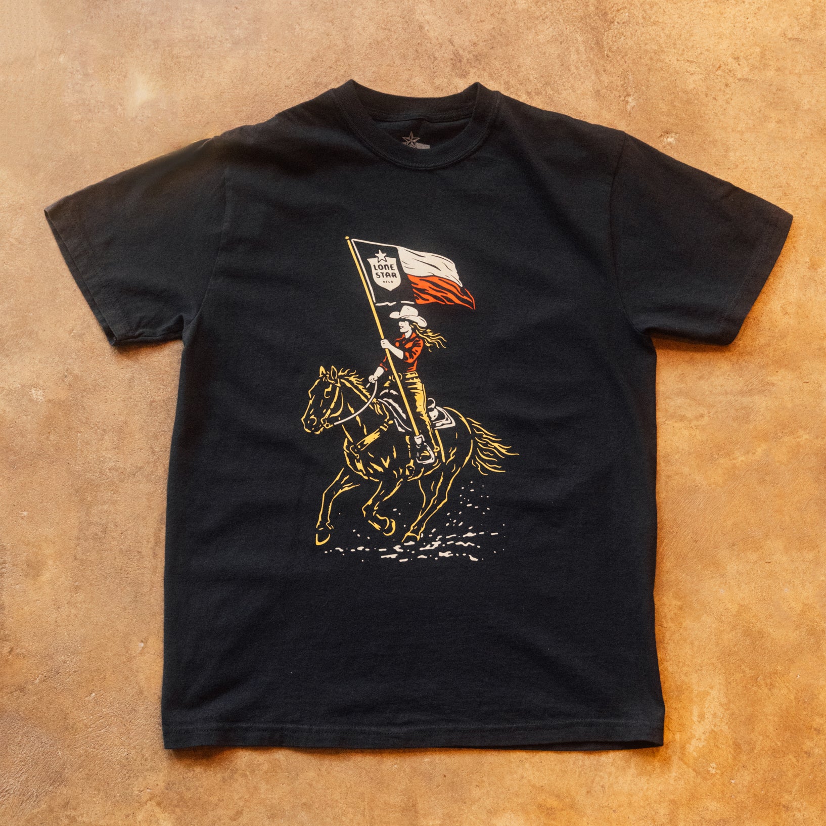 Vintage Wash Texas Rider Tee