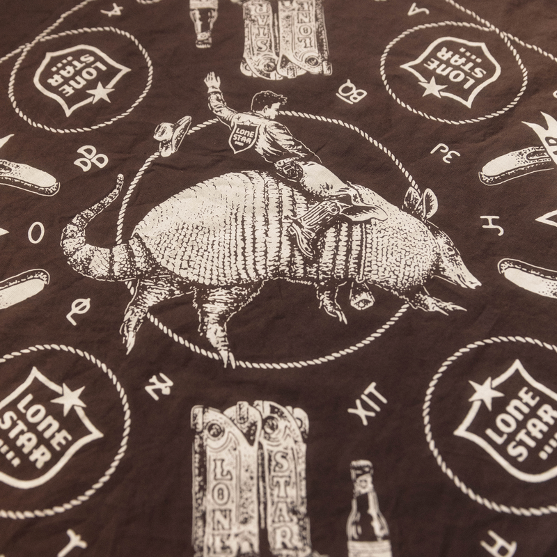 Texas Rodeo Armadilla Rider Bandana