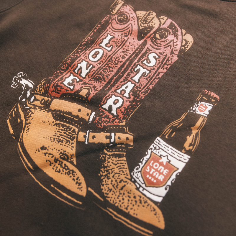 Texas Rodeo Boots Crewneck Sweatshirt